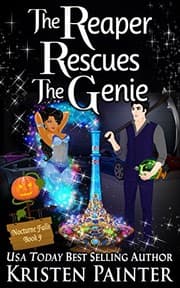 Tapa de The Reaper Rescues The Genie (Nocturne Falls Book 9)