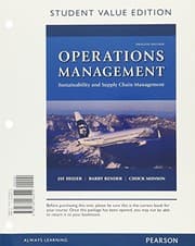 Tapa de Operations Management: Sustainability and Supply Chain Management, Student Value Edition Plus MyLab Operations Management with Pearson eText -- Access Card Package (12th Edition)