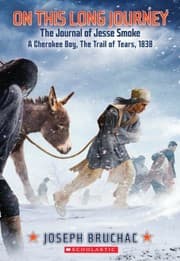 Tapa de On This Long Journey, the Journal of Jesse Smoke, a Cherokee Boy, the Trail of Tears, 1838 (My Name Is America)