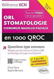 Tapa de ORL, stomatologie et chirurgie maxillo-faciale en 1 000 QROC