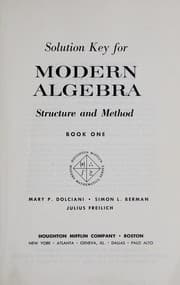 Tapa de Modern algebra