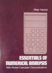 Tapa de Essentials of numerical analysis