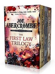 Tapa de First Law Trilogy Boxed Set The Blade Itself, Before They Are Hanged, Last Argument of Kings