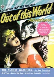 Tapa de Out Of This World Adventures #1 (July 1950)