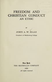 Tapa de Freedom and Christian conduct