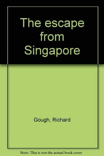Tapa de The escape from Singapore