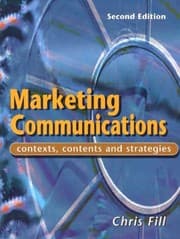 Tapa de Marketing Communications: Contexts, Contents and Strategies (2nd Edition)