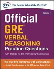 Tapa de Official GRE Verbal Reasoning Practice Questions