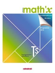 Tapa de Math'x Tle S spécifique : Programme 2012
