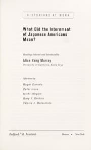 Tapa de What did the internment of Japanese Americans during World War II mean?