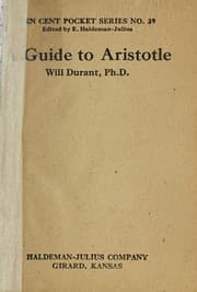 Tapa de A Guide to Aristotle