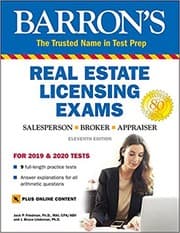 Tapa de Barron's Real Estate Licensing Exams