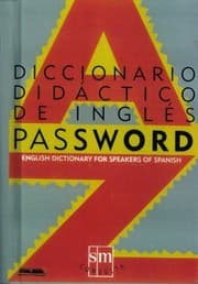Tapa de Password English Dictionary for Speakers of Spanish