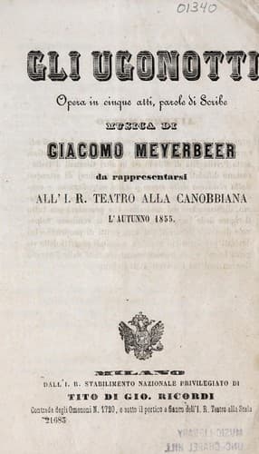 Tapa de Gli Ugonotti