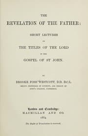 Tapa de The revelation of the Father