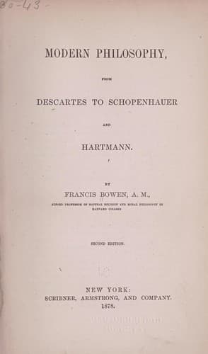 Tapa de Modern philosophy
