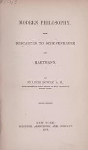 Tapa de Modern philosophy