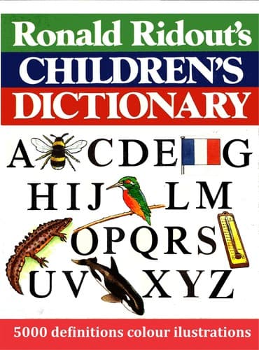 Tapa de Ronald Ridout's Children's Dictionary