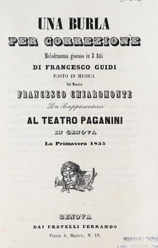 Tapa de Una burla per correzione
