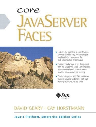 Tapa de Core JavaServer faces