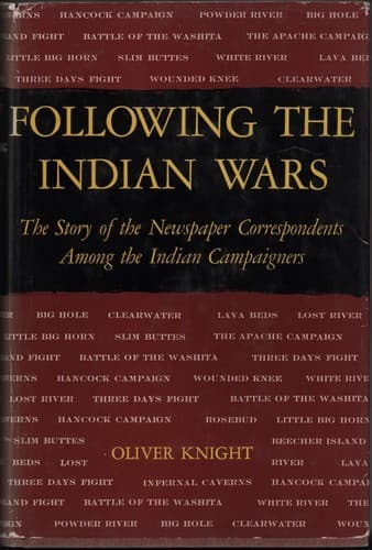 Tapa de Following the Indian Wars
