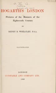 Tapa de Hogarth's London