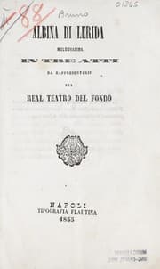 Tapa de Albina di Lerida