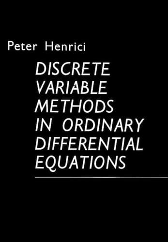 Tapa de Discrete variable methods in ordinary differential equations.