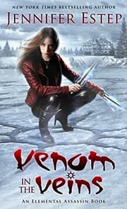 Tapa de Venom in the Veins: An Elemental Assassin Book