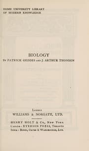 Tapa de Biology