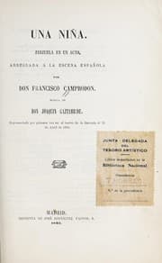 Tapa de Una niña