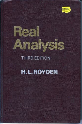 Tapa de Real Analysis