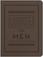 Tapa de 3-Minute Devotions for Men