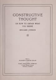 Tapa de Constructive thought
