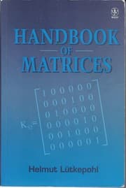 Tapa de Handbook of Matrices