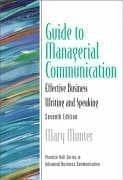Tapa de Guide to managerial communication