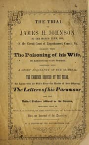 Tapa de The trial of James H. Johnson