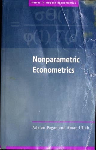 Tapa de Nonparametric Econometrics