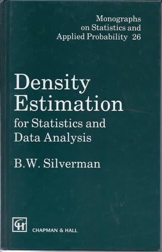 Tapa de Density Estimation for Statistics and Data Analysis