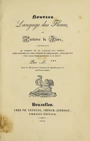 Tapa de Nouveau langage des fleurs, ou, Parterre de flore