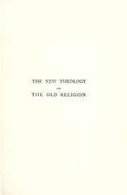 Tapa de The new theology and the old religion