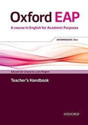 Tapa de Oxford EAP: Intermediate/B1+: Teacher's Book, DVD and Audio CD Pack