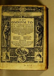 Tapa de Abrahami Ortelii Antuerpiani Thesaurus geographicus recognitus et auctus