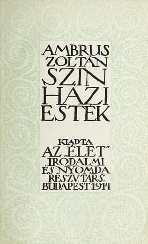 Tapa de Szinházi esték