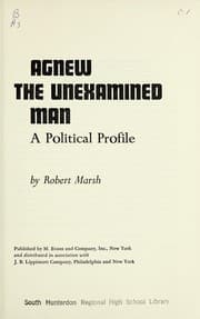 Tapa de Agnew, the unexamined man. A political profile