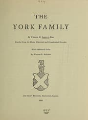 Tapa de The York family