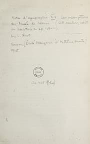Tapa de Notes d'épigraphie indochinoise