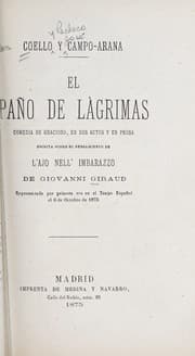 Tapa de El paño de lágrimas