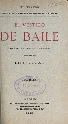 Tapa de El vestido de baile