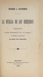 Tapa de La huelga de los herreros